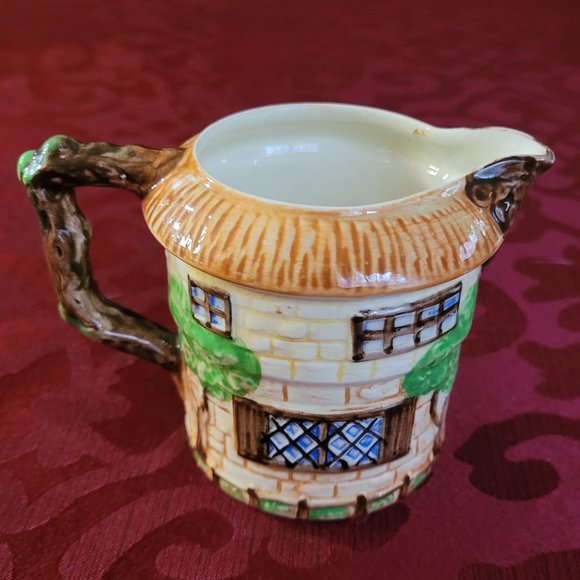 Beswick Ware Pitcher Handpainted Pottery Cottage Pattern 3.5" Tall England - Picture 1 of 6